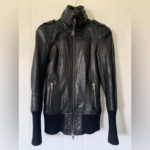 MACKAGE Leather Jacket Size XXS - Picture 1 of 9
